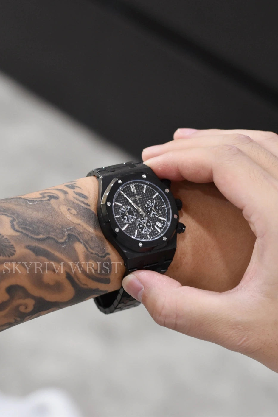 Mod Royal Oak Black Chronograph - SKYRIM WRIST