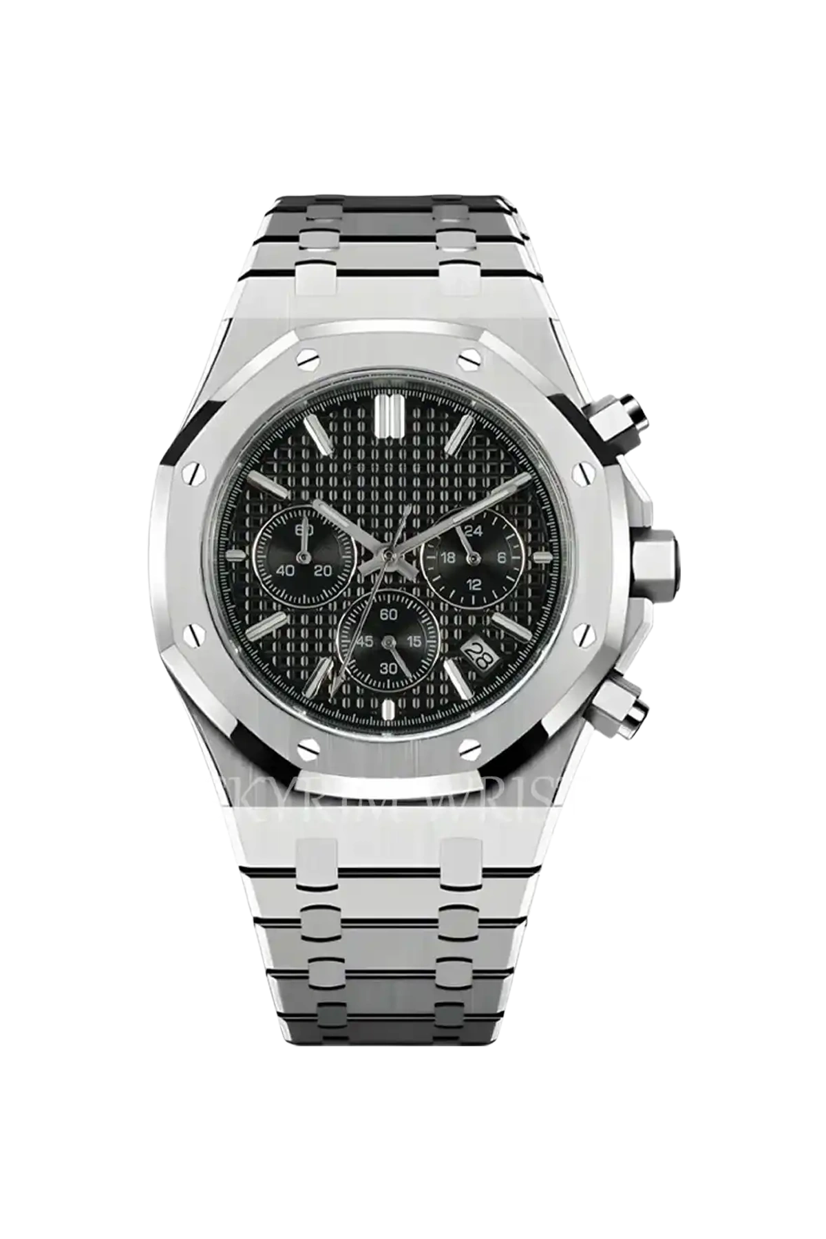 Mod Royal Oak Black Chronograph Watch - SKYRIM WRIST