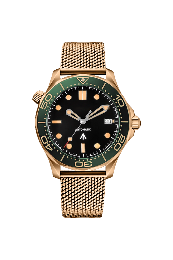 Mod Seamaster VII Emerald Green Watch