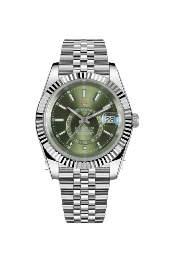 Mod Sky-Dweller Light Green Watch