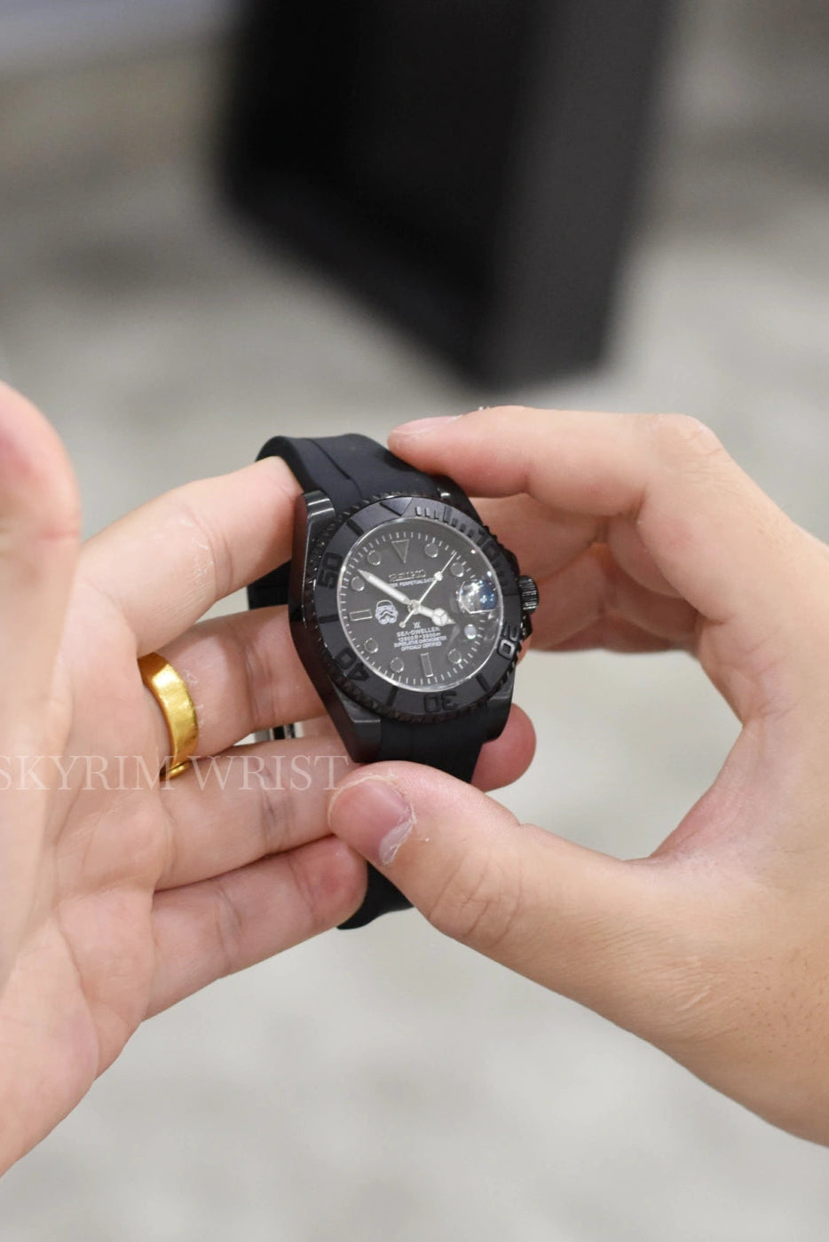 Mod Submariner Star Wars Black - SKYRIM WRIST