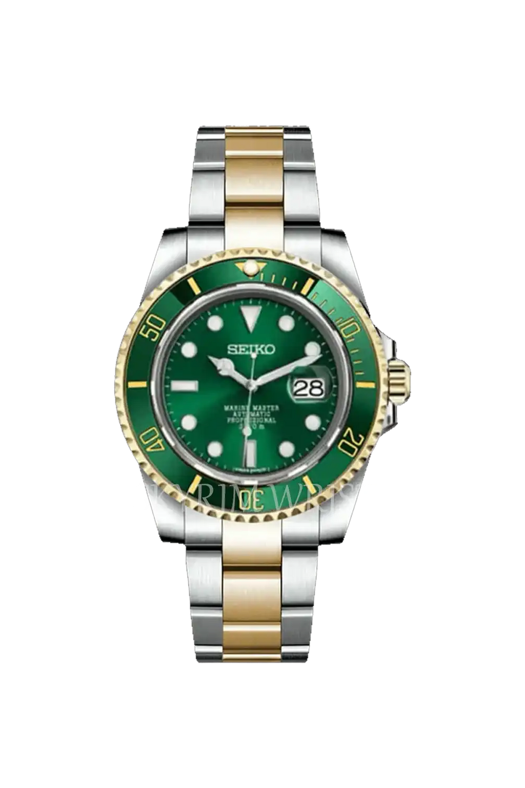 Mod Submariner Two-Tone Gold Green – SKYRIM WRIST