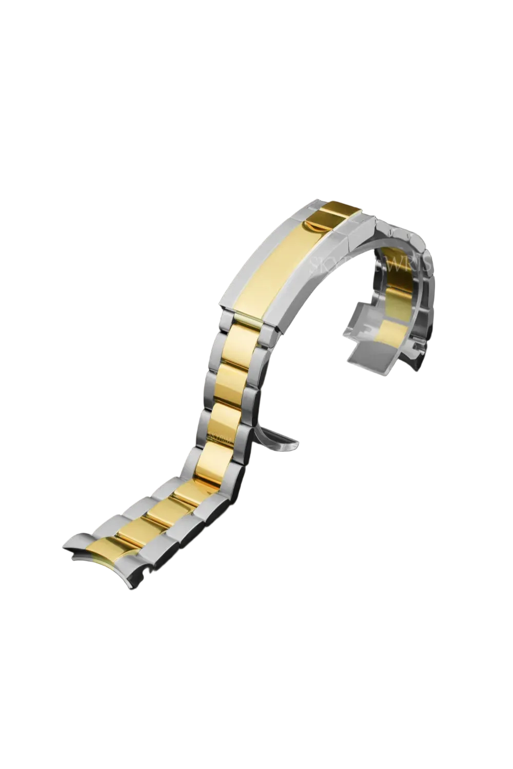 Oyster Bracelet Two-Tone Gold – SKYRIM WRIST