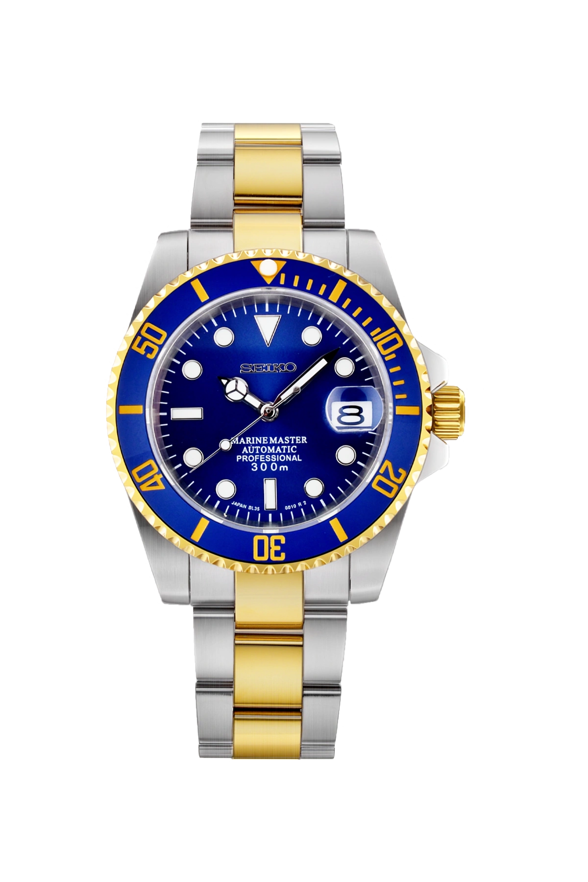 Mod Submariner Two-Tone Gold Blue - SKYRIM WRIST