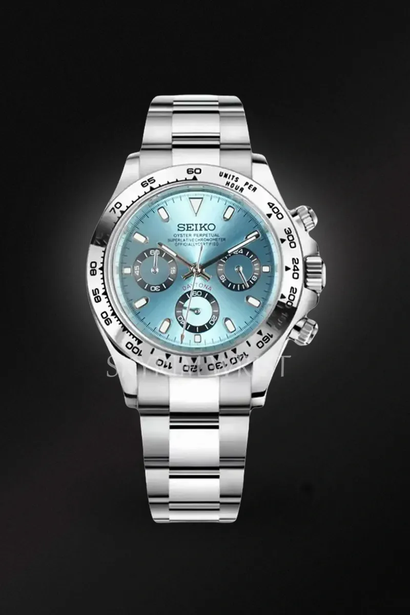 デイトナ アイスブルー MOD VK63 Mod Daytona Silver Ice Blue - SKYRIM WRIST