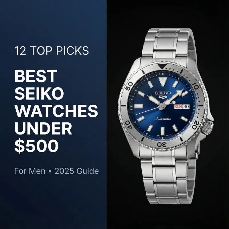 12 Best Seiko Watches for Men Under $500 - SKYRIM WRIST