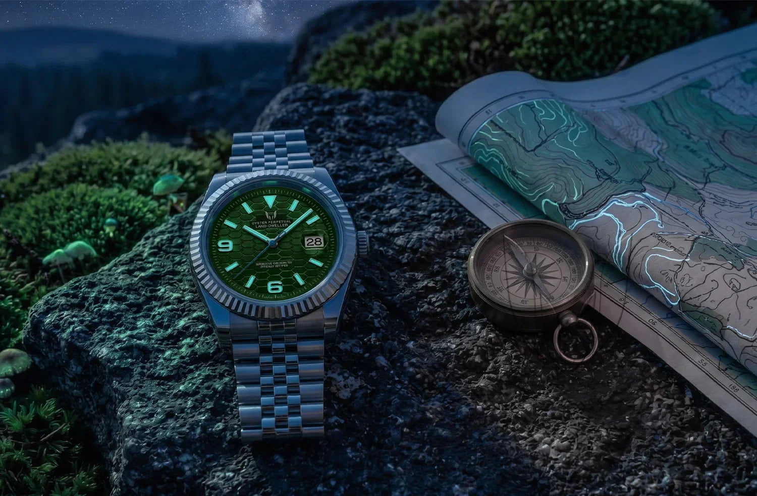 Image of use a wrist watch as a compass