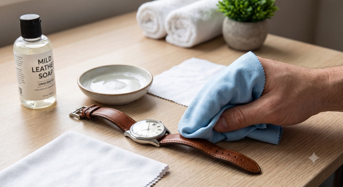 Image of Clean a Leather Wrist Watch Band