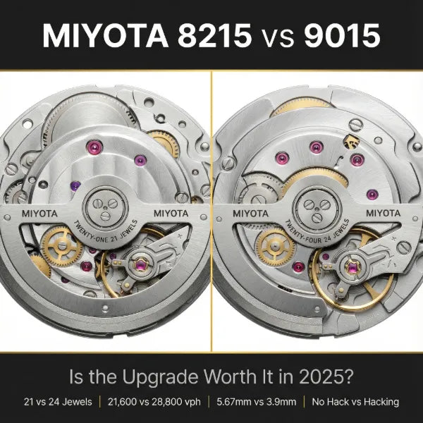 Miyota 8215 vs 9015: Is the Upgrade Worth It in 2025?