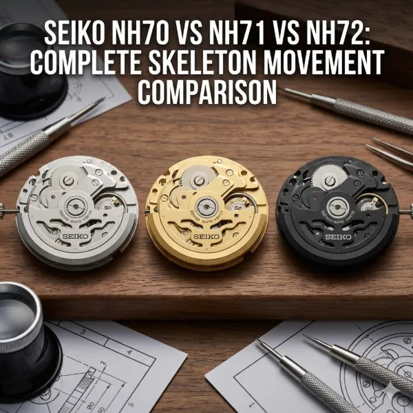 Seiko NH70 vs NH71 vs NH72: Complete Skeleton Movement Comparison