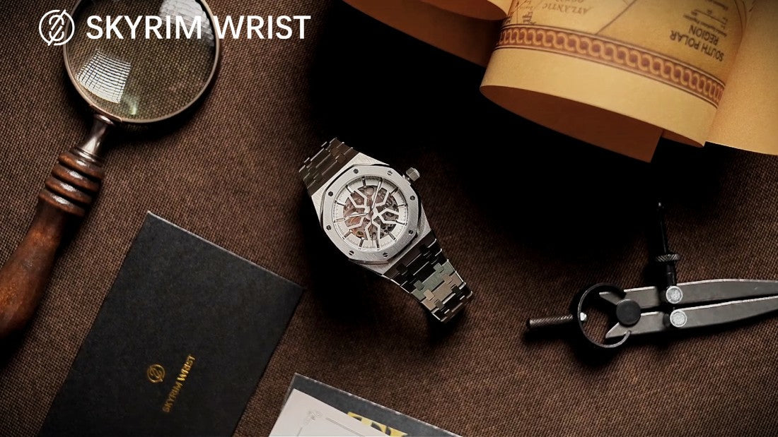 Image of silver watch for men