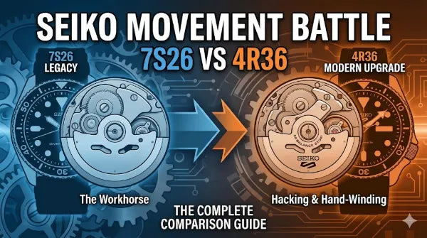 Seiko 7S26 vs 4R36 Movement: The Complete Comparison
