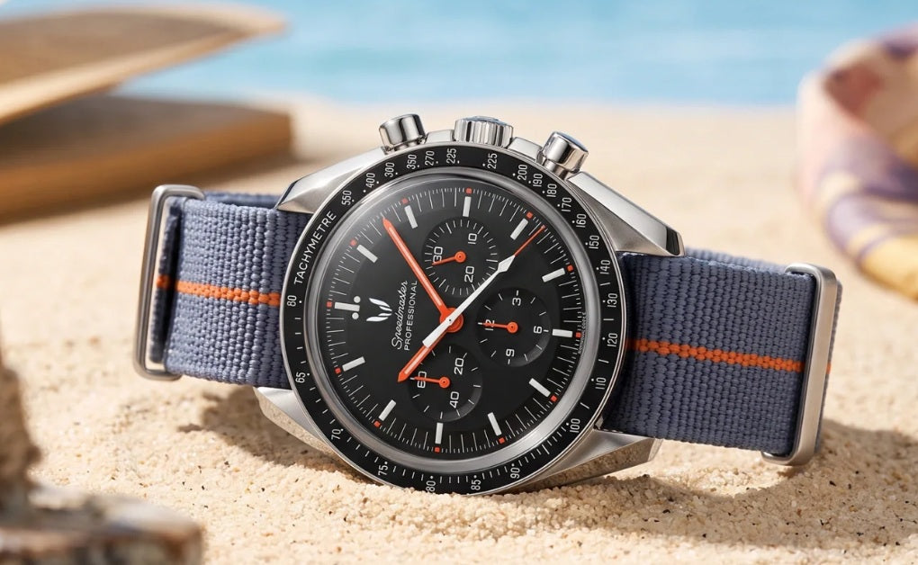 Image of  Speedmaster Motosport Orange with vk movement