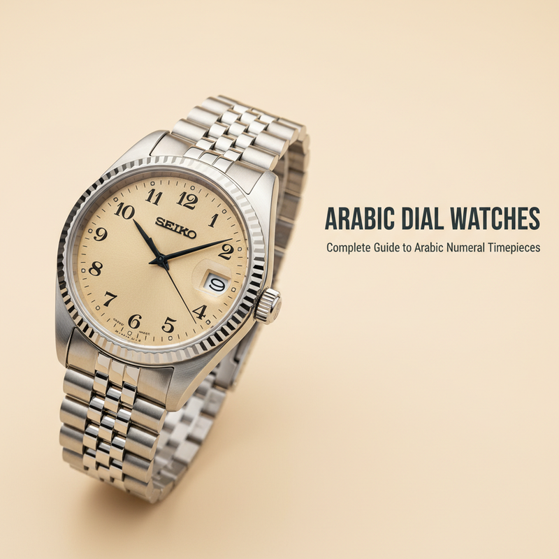 Arabic Dial Watches: Complete Guide to Arabic Numeral Timepieces