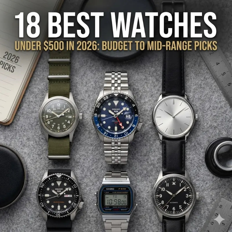 18 Best Watches Under $500 in 2026: Budget to Mid-Range Picks