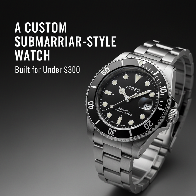 A Custom Submariner-Style Watch Built for Under $300