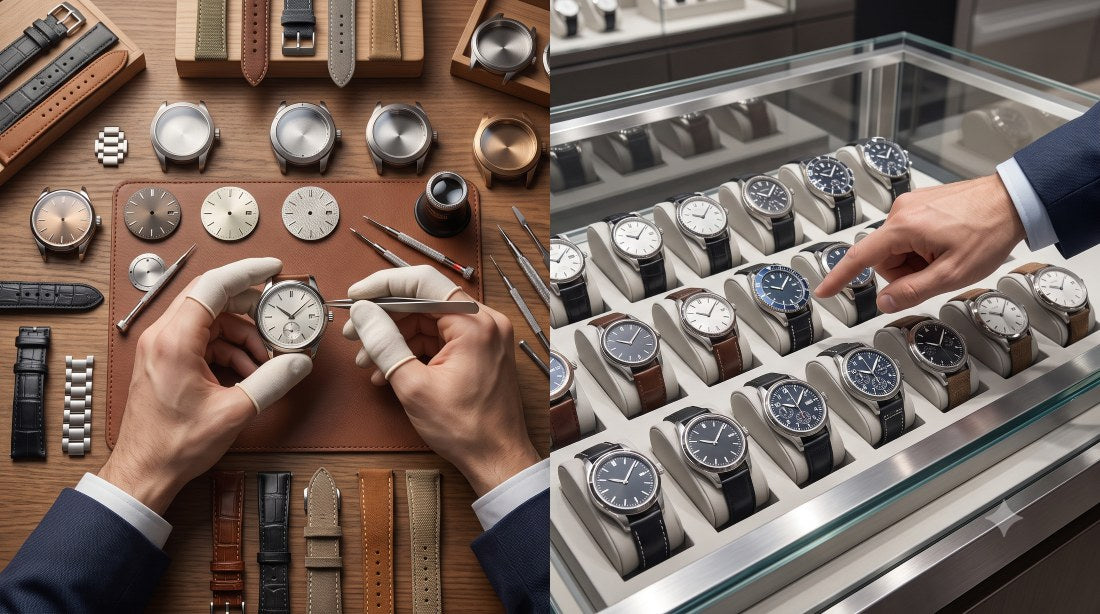 Image of Custom Watches vs. Off-the-Shelf Models