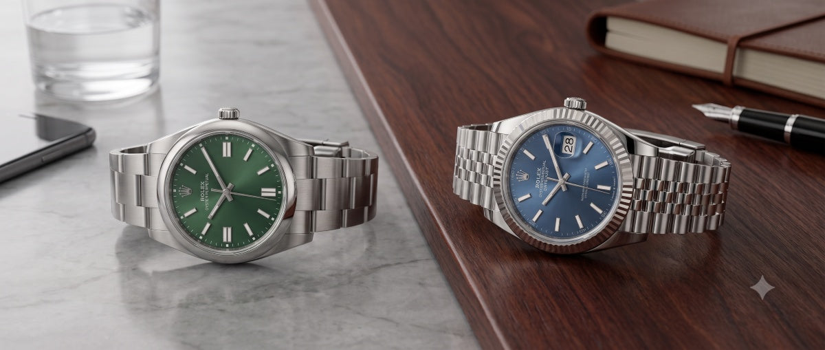 Image of Datejust vs. Oyster Perpetual Watch Styles