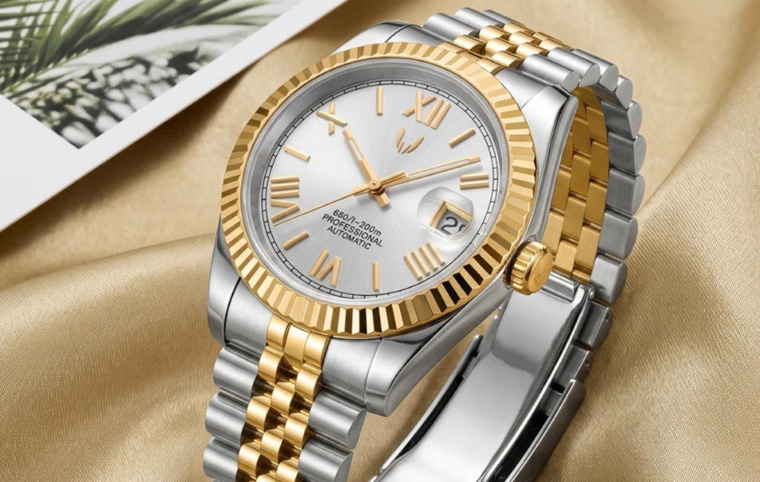 Image of gold and silver watch (two-tone)