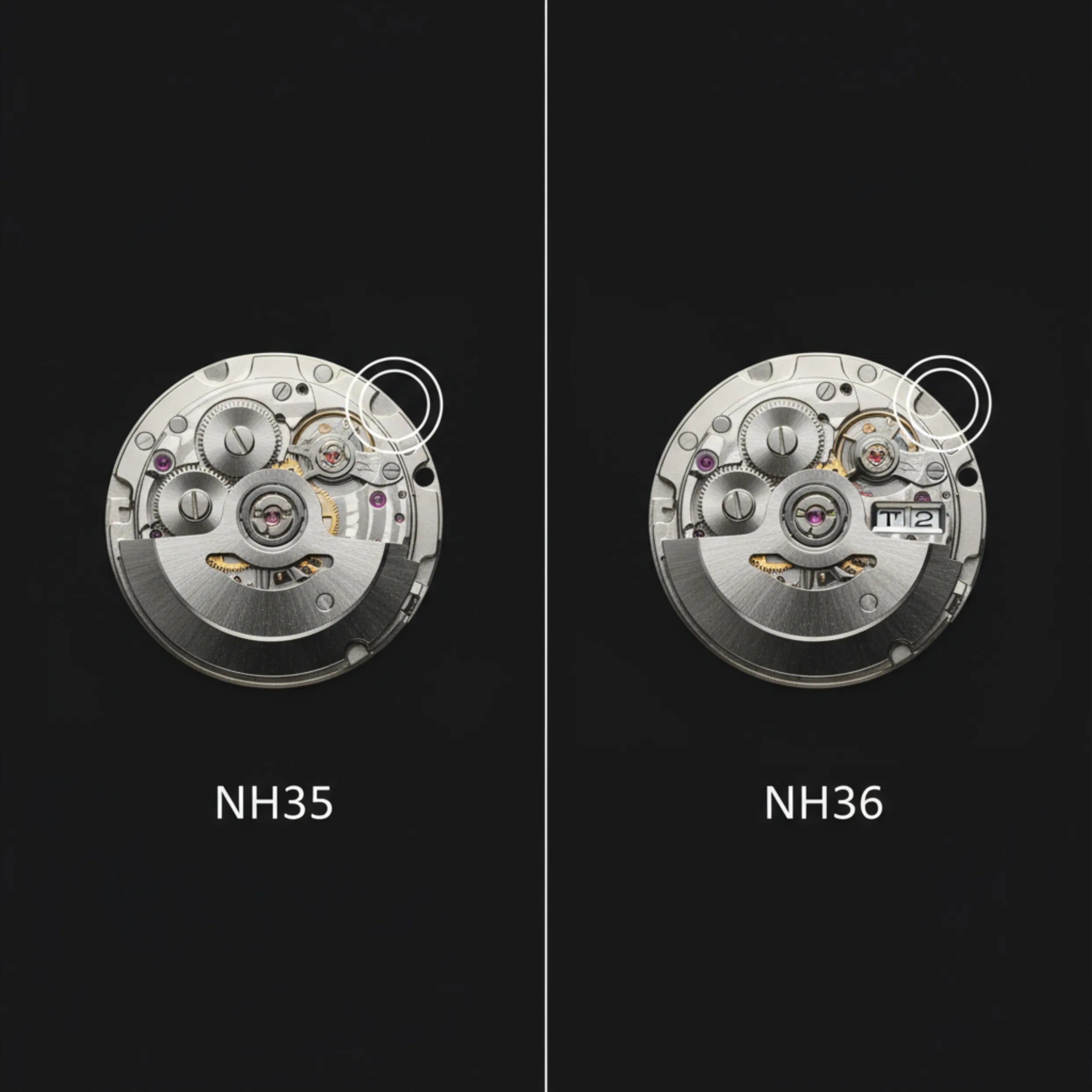 Seiko NH35 vs NH36: Complete Movement Comparison Guide