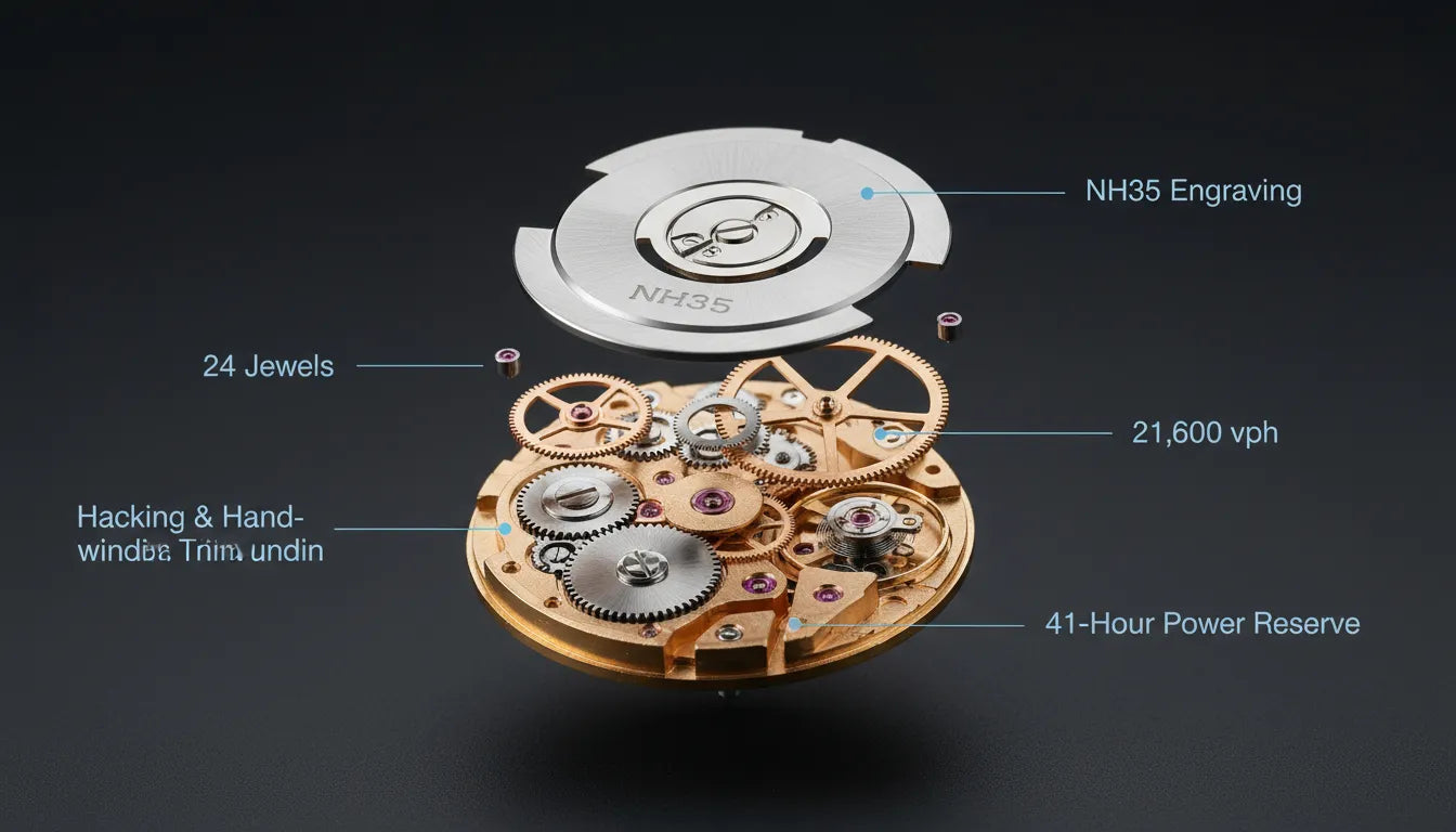 Image of NH35 automatic movement