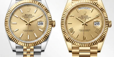 Rolex Datejust vs Day-Date: Complete 2025 Comparison Guide