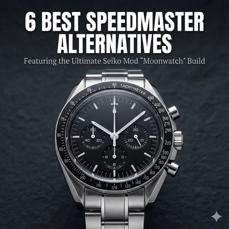 6 Best Omega Speedmaster Alternatives: Seiko Mod Speedmaster