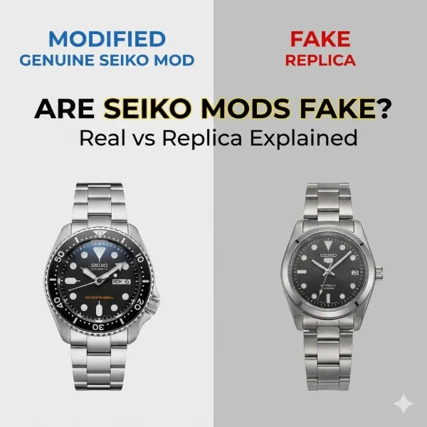 Are Seiko Mods Fake? Real vs Replica Explained