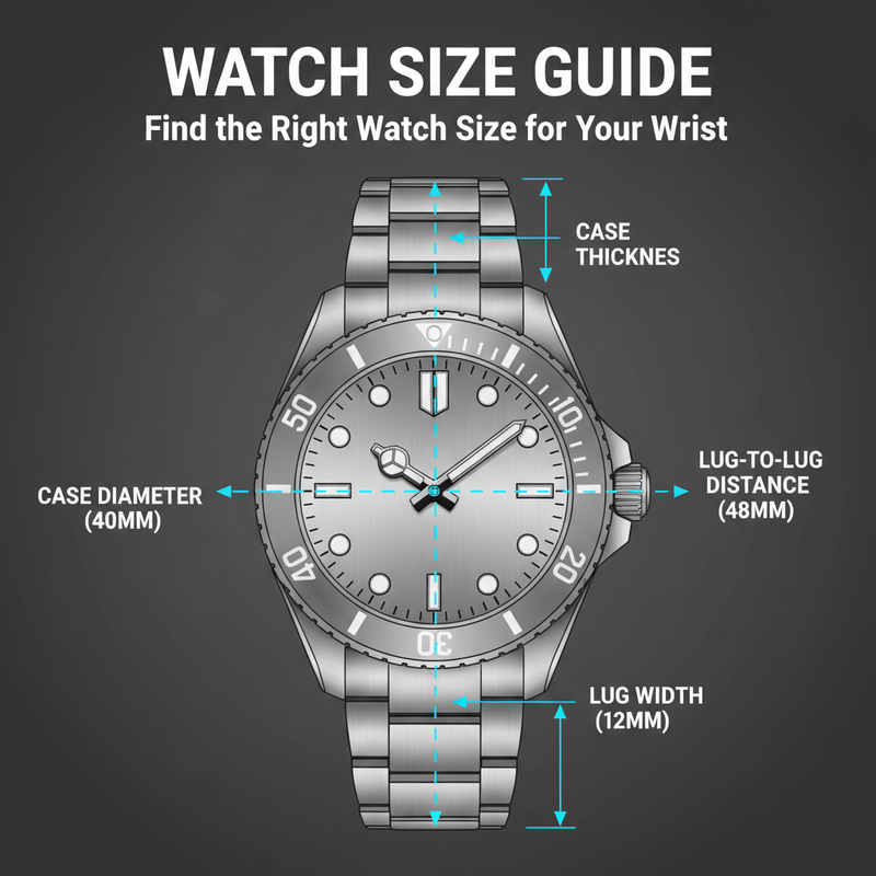 Watch Size Guide: Find the Right Watch Size for Your Wrist