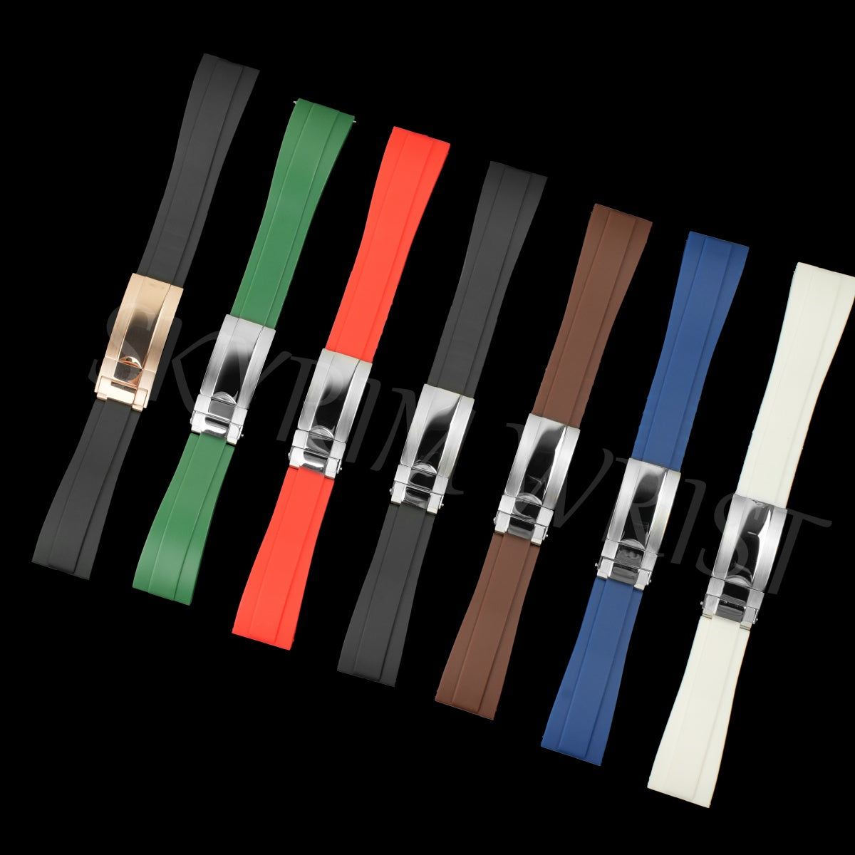 Rubber & Nylon Strap