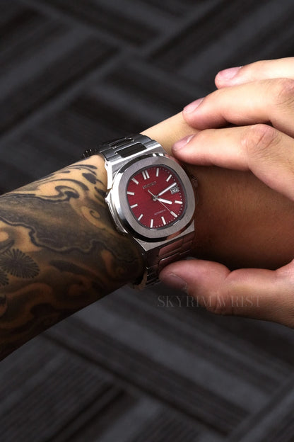 Mod Nautilus Silver Red - SKYRIM WRIST 