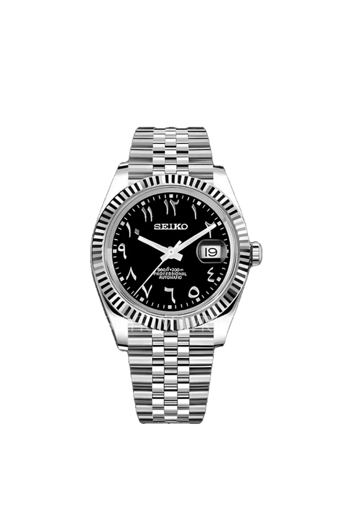 Mod Datejust Arabic Black