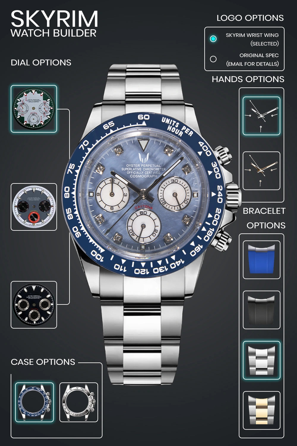 Image of Design Your Mod Daytona - SKYRIM WRIST 