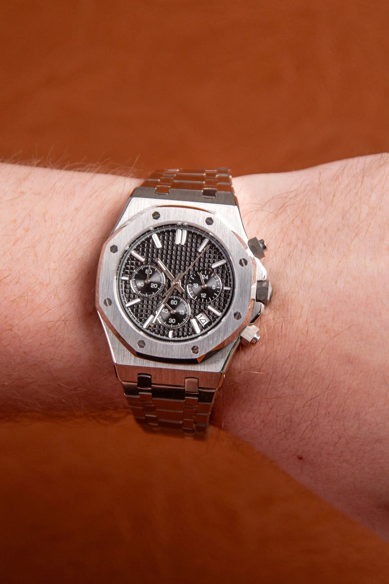 Mod Royal Oak Black Chronograph Watch