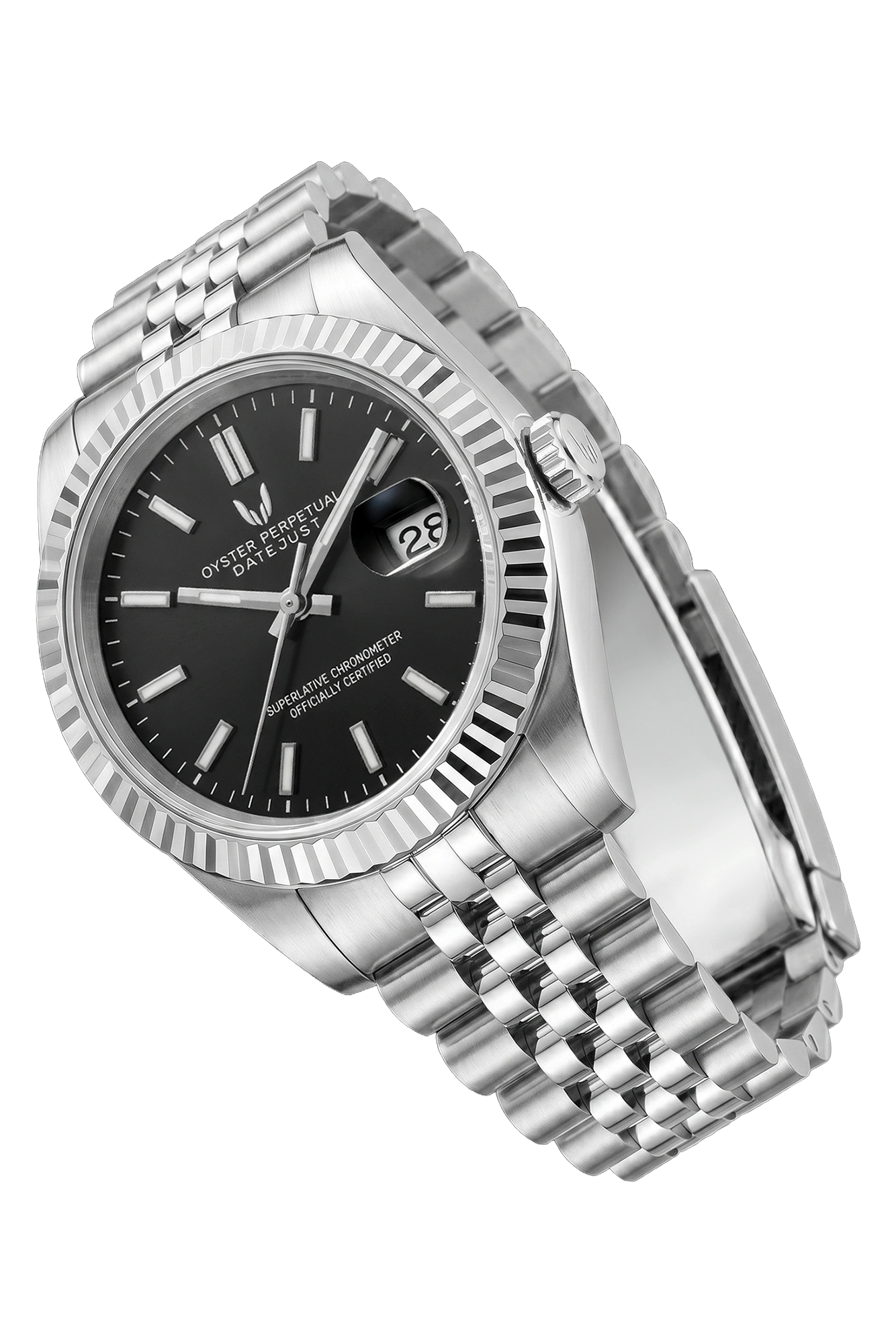 Image of Custom Datejust Black - SKYRIM WRIST 