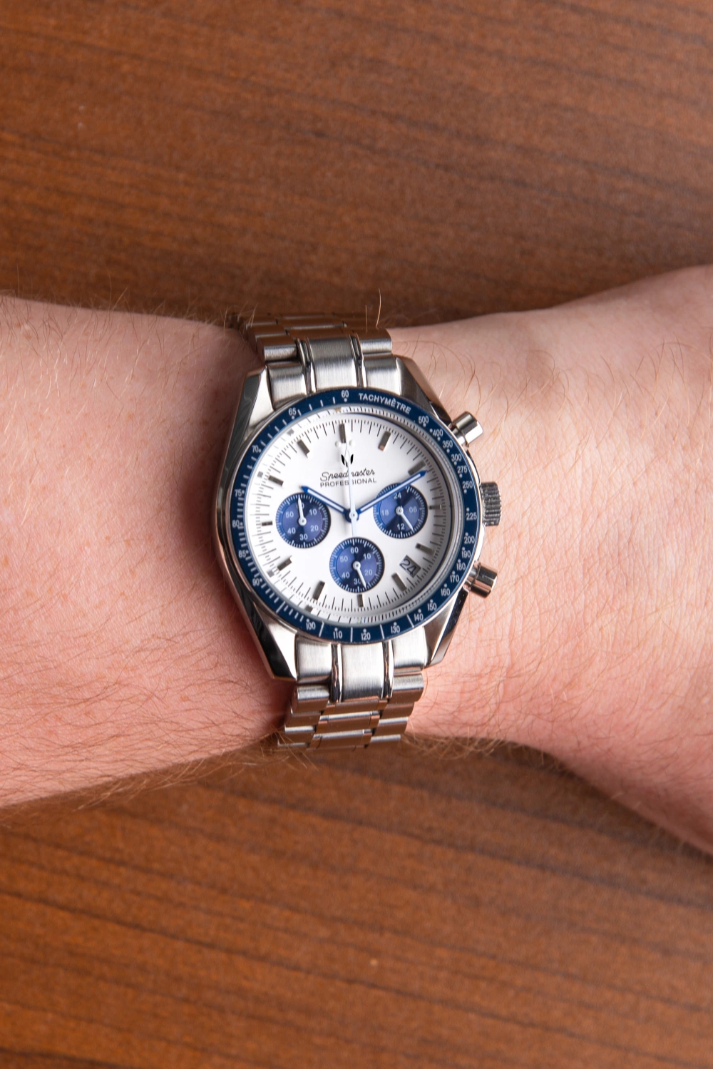 Custom Speedmaster Blue Panda Watch | VK63 – SKYRIM WRIST