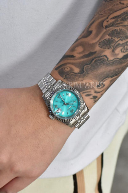 Mod Datejust  Roman Tiffany Green - SKYRIM WRIST 