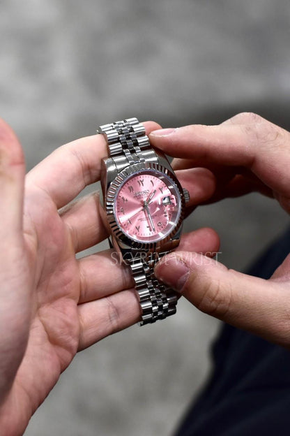 Mod Datejust Arabic Pink - SKYRIM WRIST 