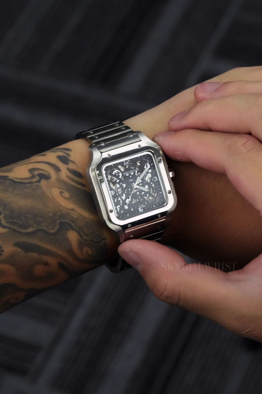 Mod Santos Skeleton Black - SKYRIM WRIST 