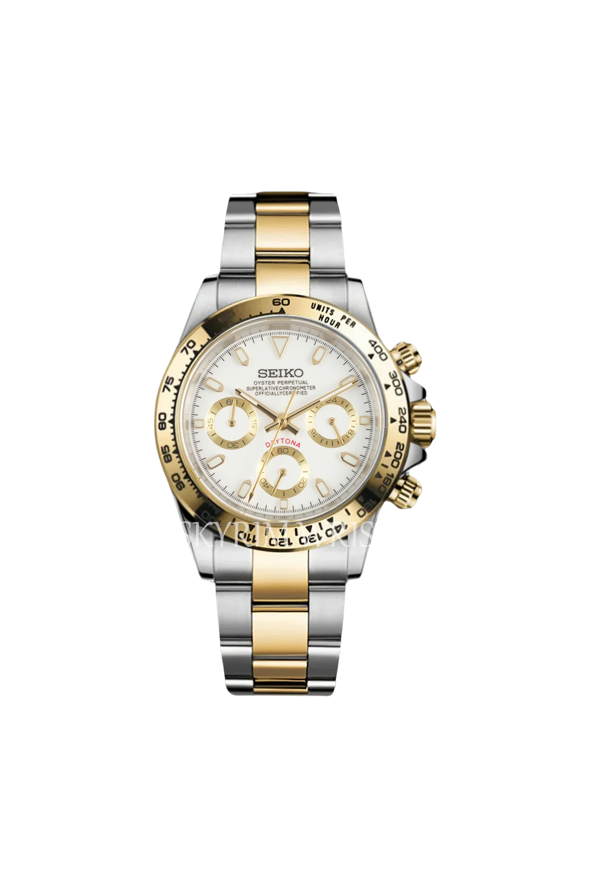 Mod Daytona Two-Tone Gold White - SKYRIM WRIST 