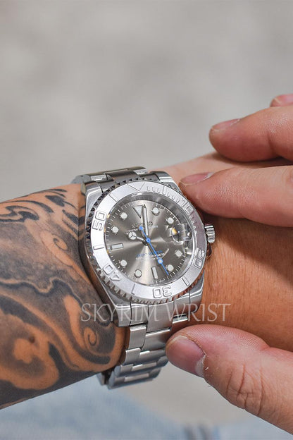 Mod Yacht-Master Silver Gray - SKYRIM WRIST 