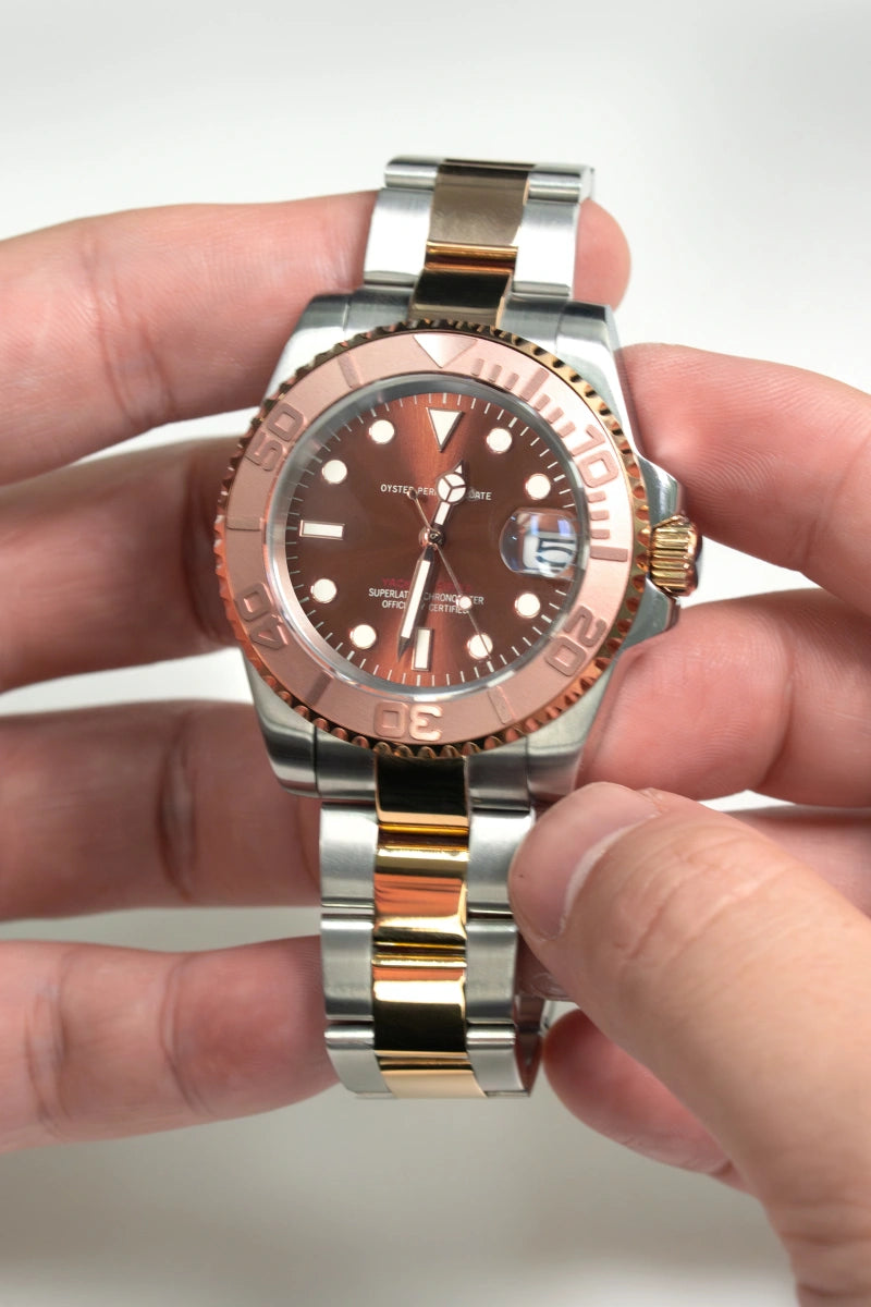 Mod Yacht-Master Two-Tone Rose Gold Watch