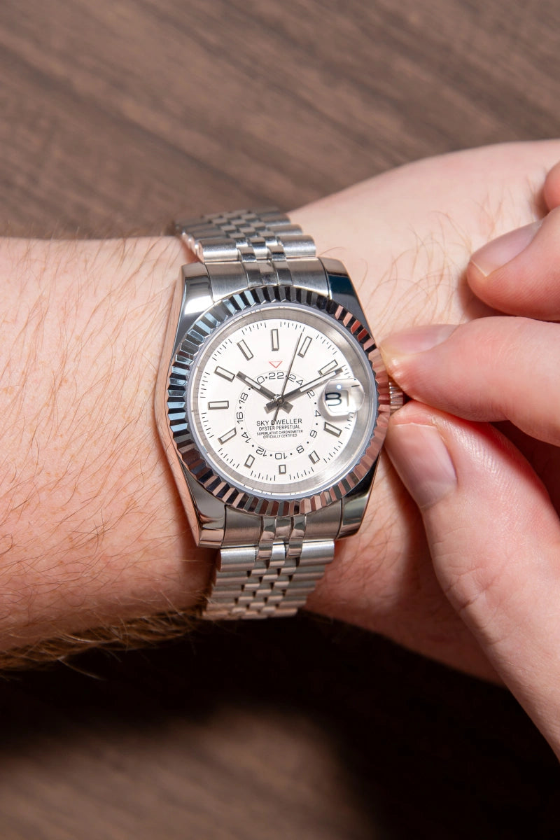 Mod Sky-Dweller White Watch