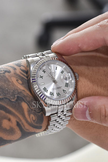 Mod Datejust Wimbledon Silver - SKYRIM WRIST 