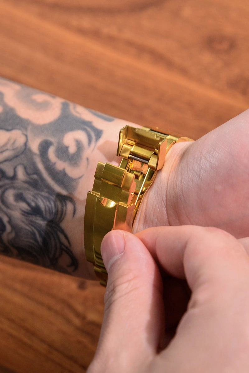 Mod Yacht-Master Gold Watch