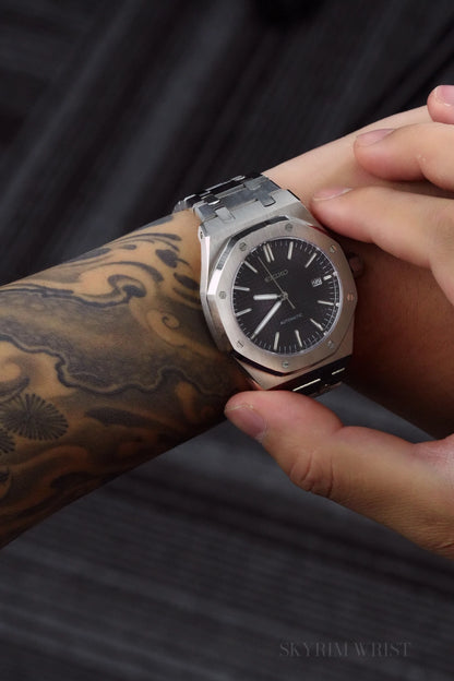 Mod Royal Oak Silver Black - SKYRIM WRIST 