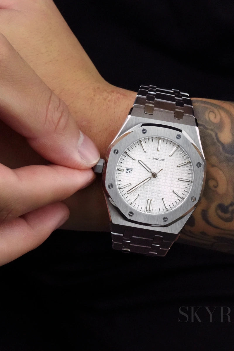 Mod Royal Oak White Watch