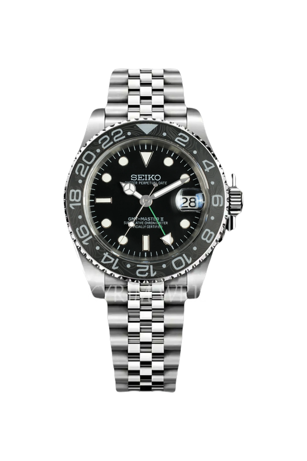 Mod GMT-Master II Bruce Wayne-Carbon Fiber Bezel - SKYRIM WRIST 