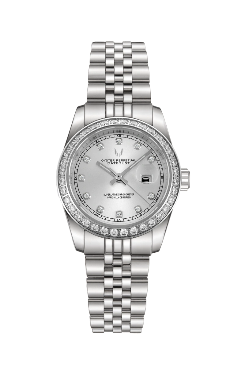 Image of Eternal Datejust Silver Diamond - 31mm - SKYRIM WRIST 