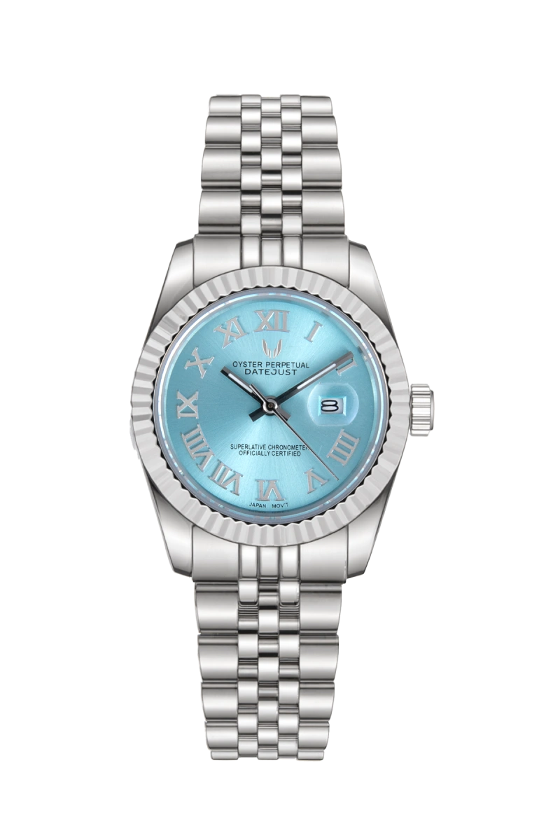 Image of Eternal Datejust Roman Sky Blue - 31mm - SKYRIM WRIST 